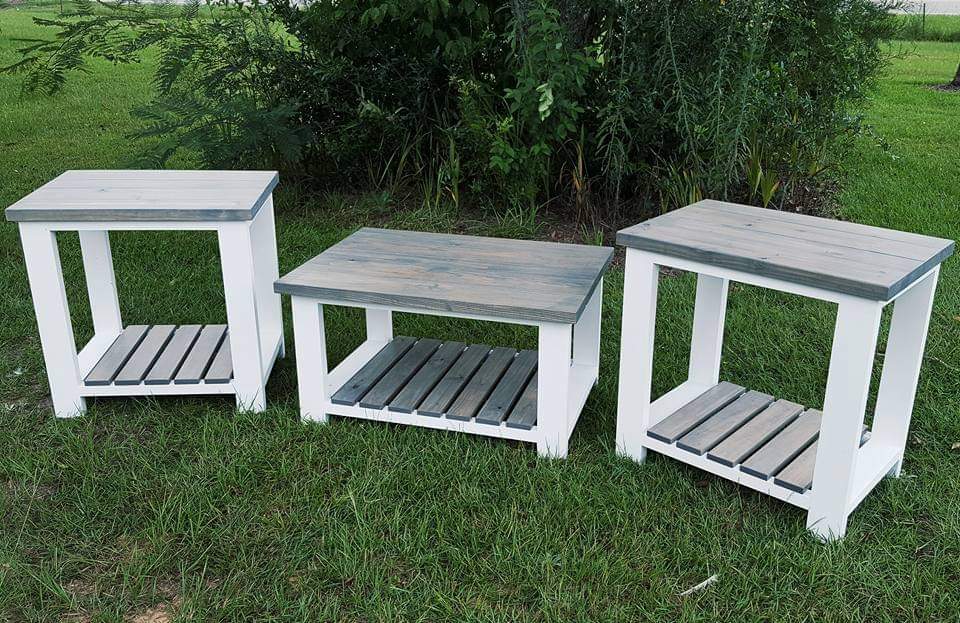 Coffee and End Tables Set