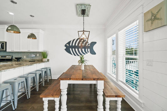Chunky Leg Farmhouse Table