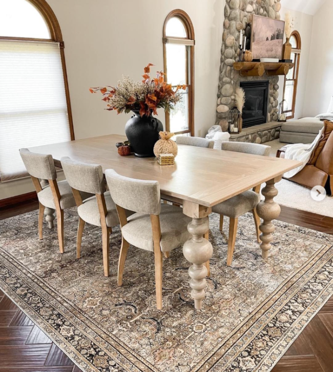 Magnolia Estate Dining Table | Seamless Solid Wood Top | Handcrafted Farmhouse Table