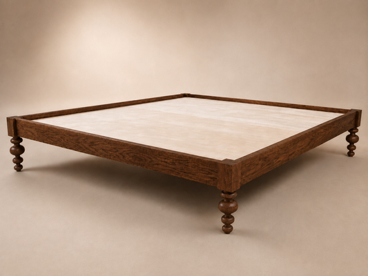 Savannah Platform Bed | Handcrafted Pine or Oak Wooden Bed Frame