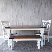 Chunky Leg Farmhouse Table