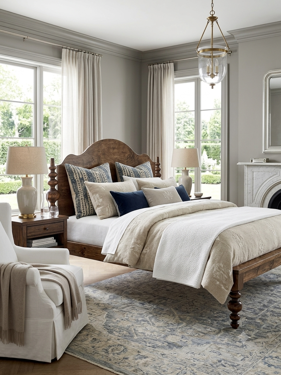 The Savanah Spindle Bed | Solid Wood