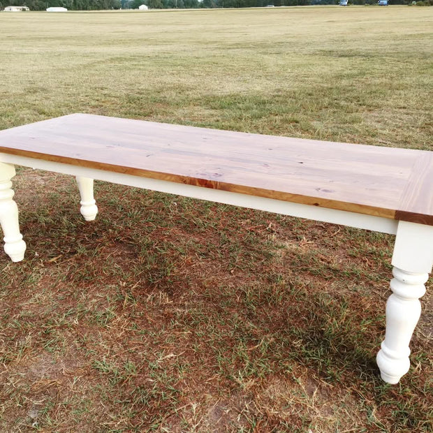 Chunky Leg Farmhouse Table