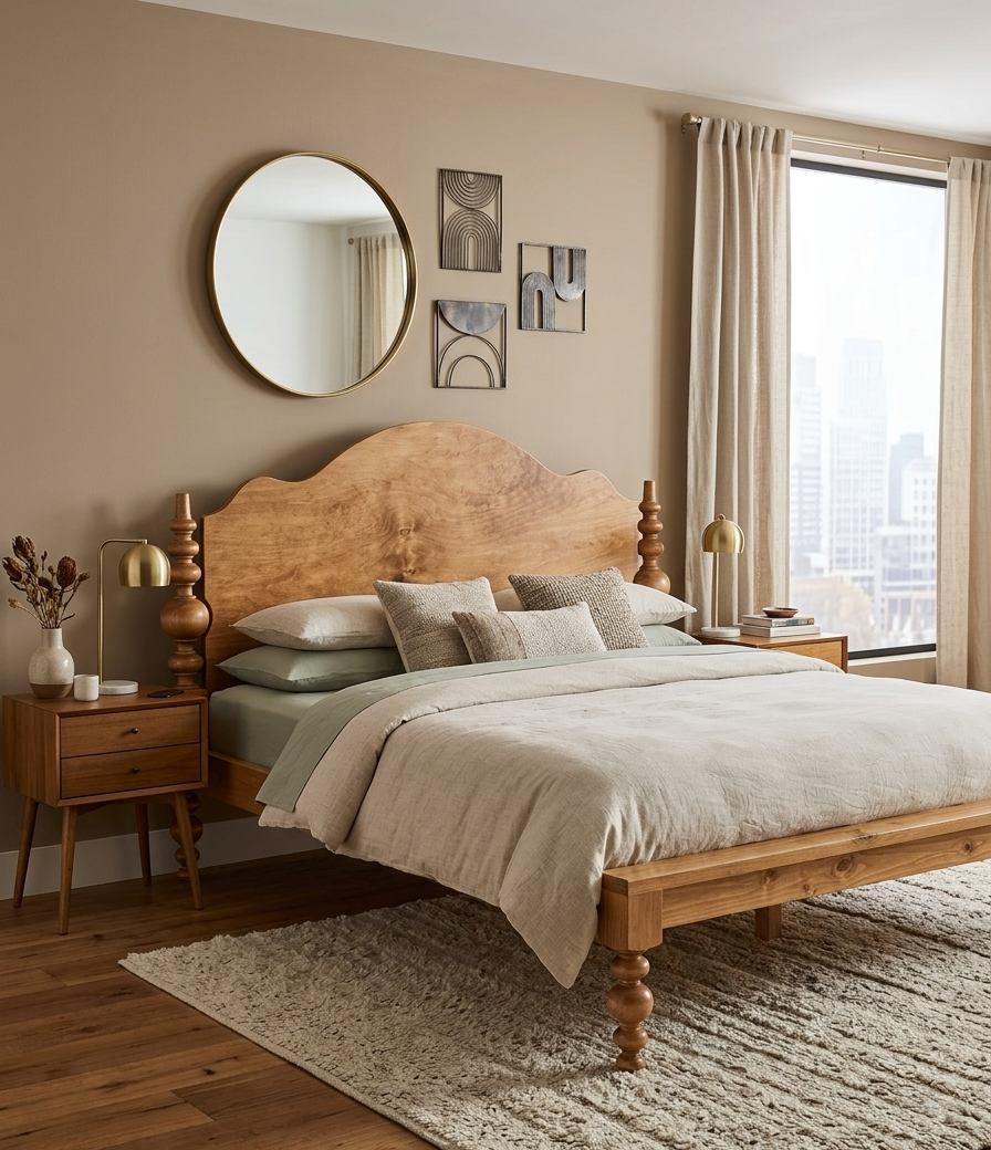 The Savanah Spindle Bed | Solid Wood
