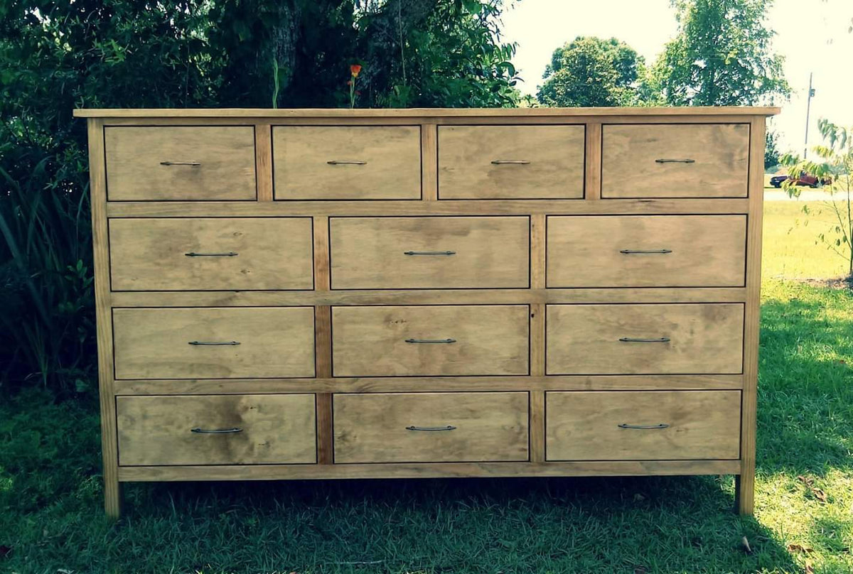 Signature 13-Drawer Dresser — Handcrafted Luxury Storage | Solid Wood, Custom Finish