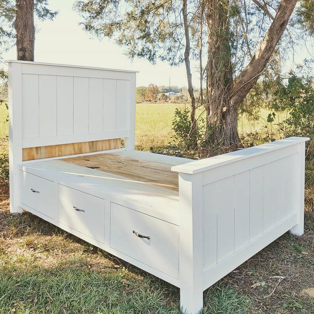 Standard Farmhouse Storage Bed