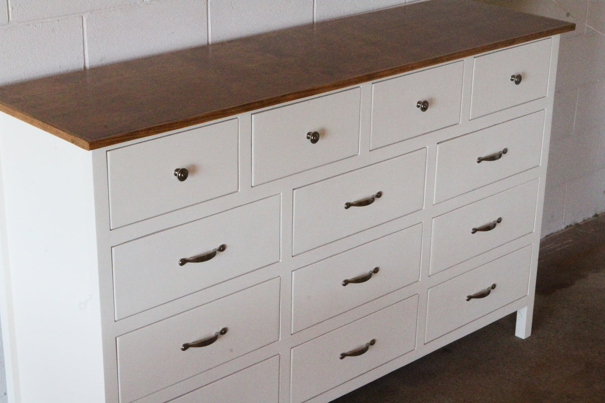 Signature 13-Drawer Dresser — Handcrafted Luxury Storage | Solid Wood, Custom Finish