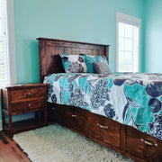 Standard Farmhouse Storage Bed