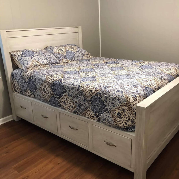Standard Farmhouse Storage Bed