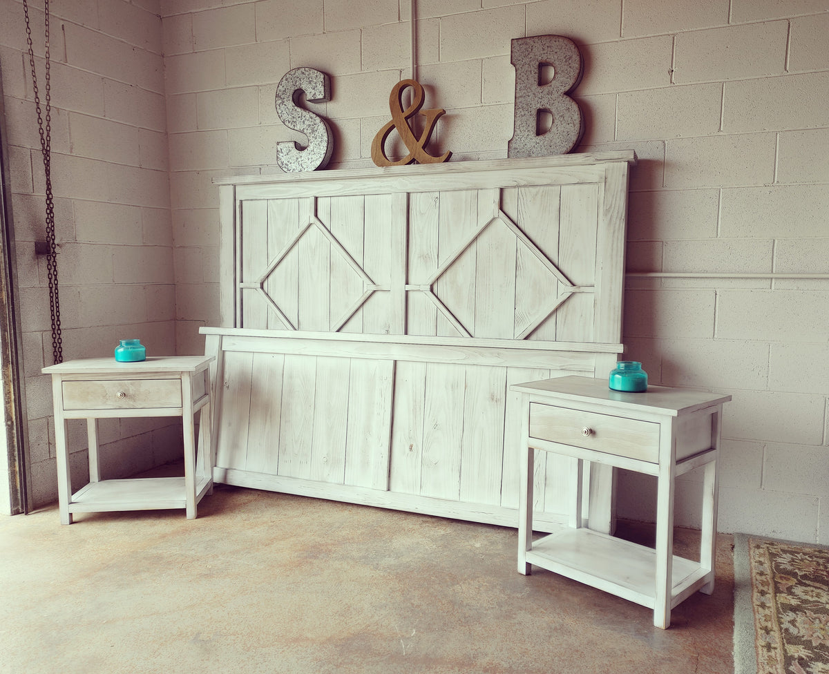 The Diamond Farmhouse Bed