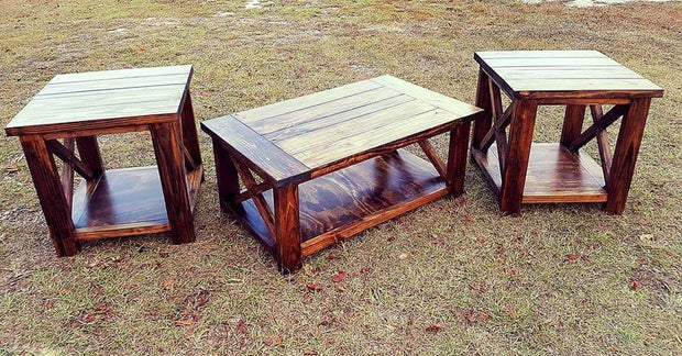 Coffee and End Tables Set
