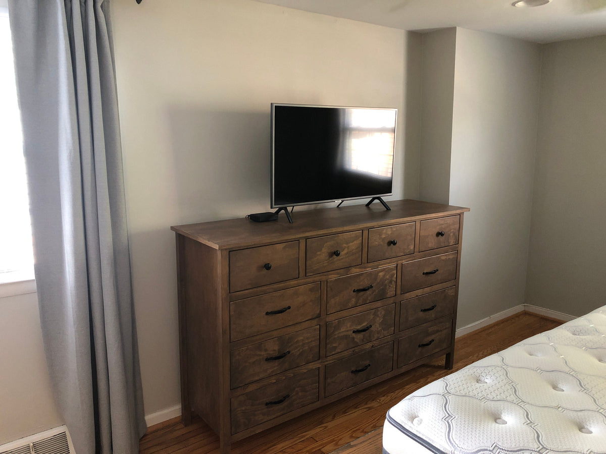 Signature 13-Drawer Dresser — Handcrafted Luxury Storage | Solid Wood, Custom Finish